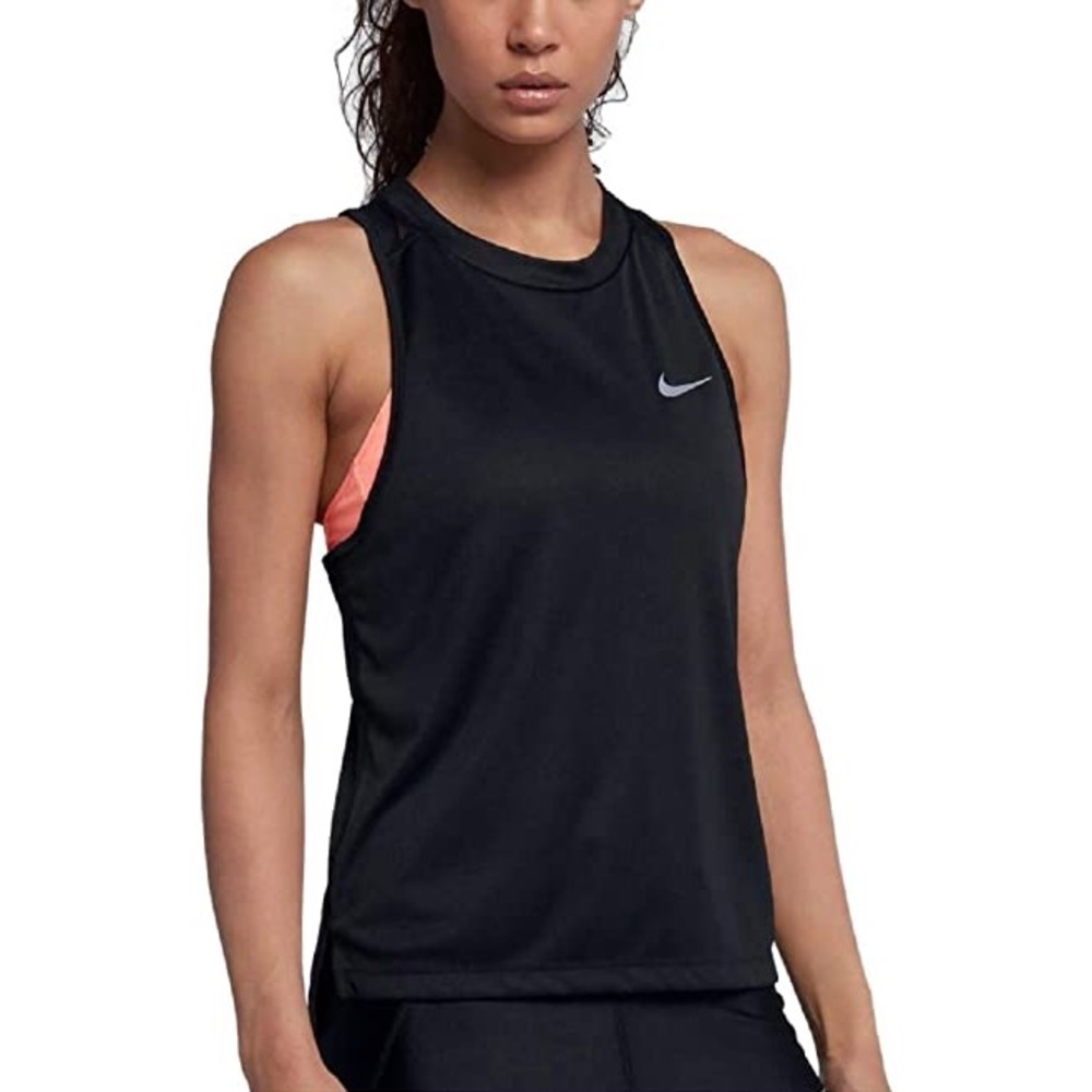 Nike Women Black Dri Fit Tank